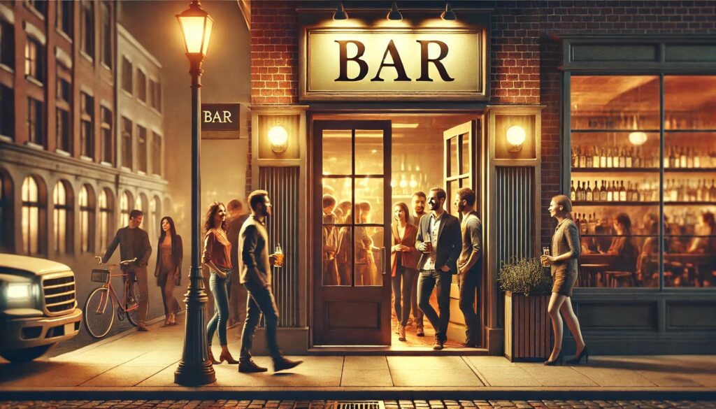 un bar