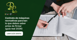 contrato maquinas recreativas